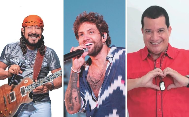 Noite de astros do axé com Bell Marques, Jammil e André Lellis em Guarapari