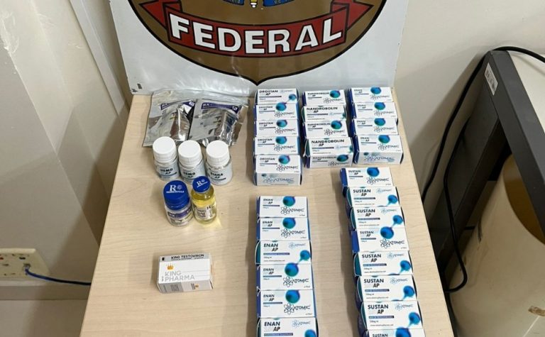 Operação da PF apreende 37 frascos de anabolizantes no Sul do ES