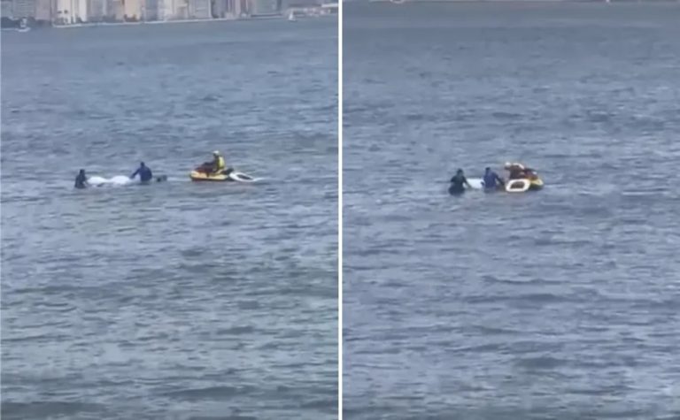 Piloto é resgatado vivo após paramotor cair no mar no litoral de SP