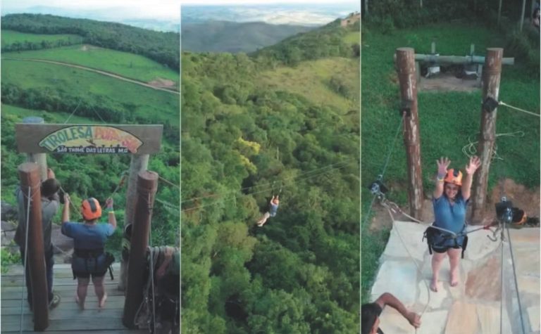 Raio mata turista que passeava de tirolesa em Minas Gerais