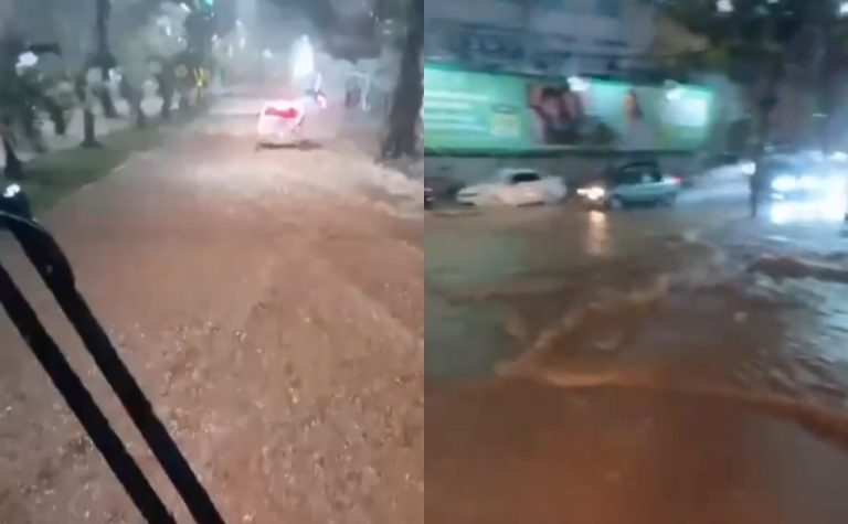 Tempestade provoca alagamentos, quedas de árvores e deixa bairros sem energia no ES
