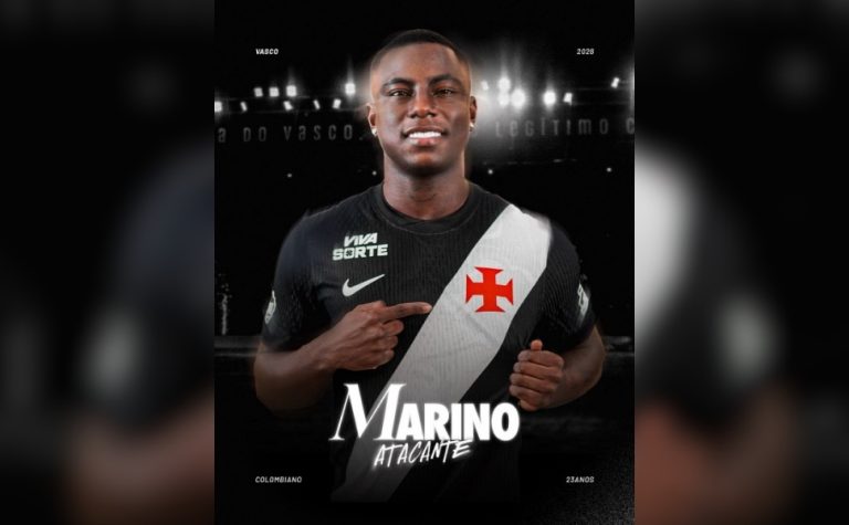 Vasco anuncia a contratação do atacante Marino Hinestroza