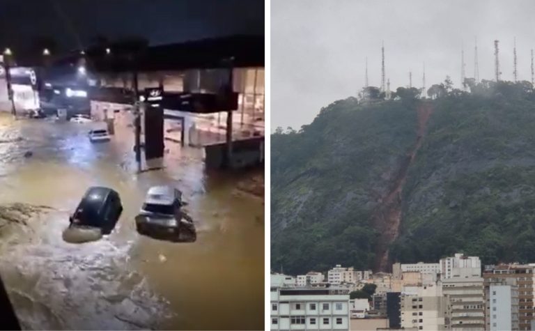 Destruição, calamidade pública e bairros ilhados; veja imagens de Juiz de Fora