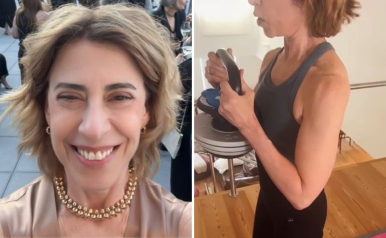 Fernanda Torres mostra treino durante o carnaval e brinca: ‘Meu adereço’