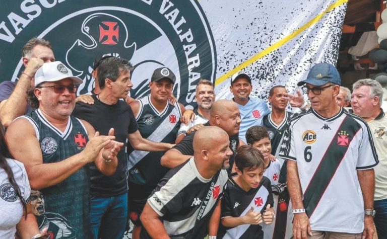 Festa com ídolos e amor pelo Vasco