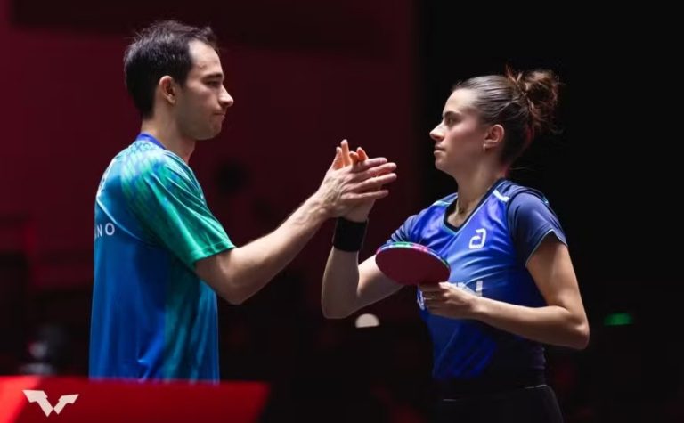 Hugo Calderano e Bruna Takahashi conquistam título histórico em Singapura