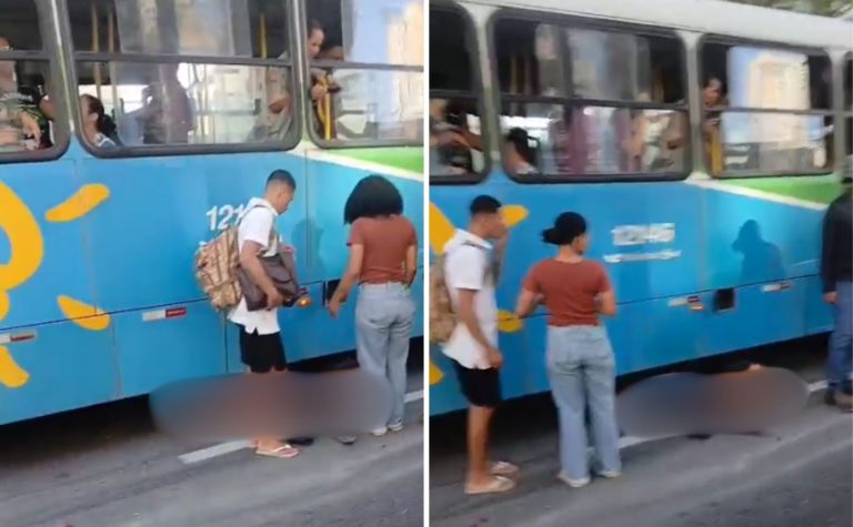 Motociclista é atropelado por ônibus na Rodovia do Sol, em Vila Velha
