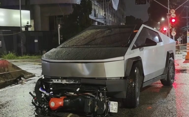 Motociclista morre em acidente envolvendo um carro Tesla Cybertruck em SP