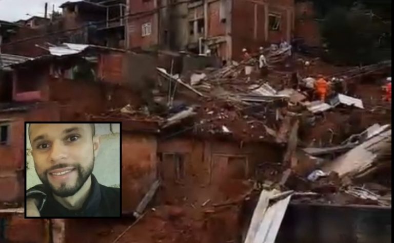 Policial penal morre soterrado após salvar mulher e vizinhos em Juiz de Fora