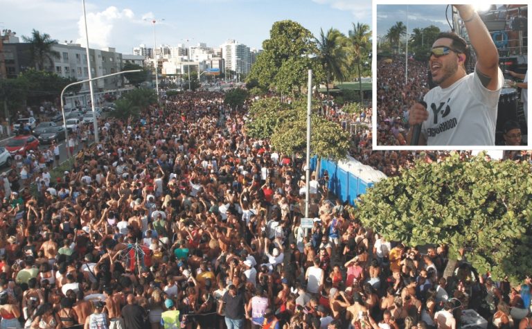 Tomate comanda a folia na Praia de Camburi: veja fotos e vídeos