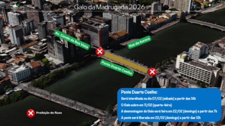 Veja o plano de mobilidade para o Galo da Madrugada e outros locais do Recife