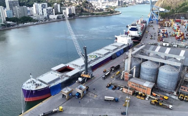 Vports quebra recordes com 7,9 milhões de toneladas movimentadas em 2025