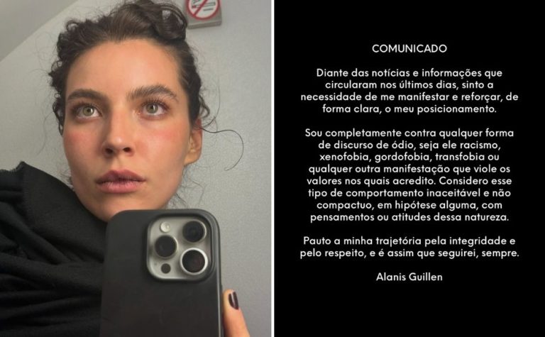 Alanis Guillen confirma fim do namoro após polêmica por falas preconceituosas