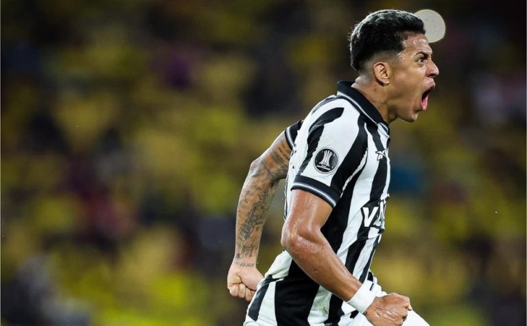 Atacante se redime, e Botafogo busca empate no Equador na pré-Libertadores