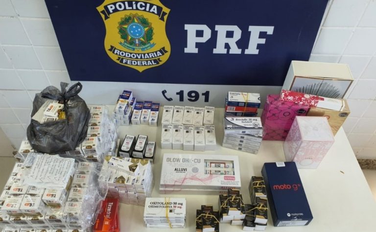 Casal é detido transportando medicamentos paraguaios avaliados em R$ 120 mil no ES