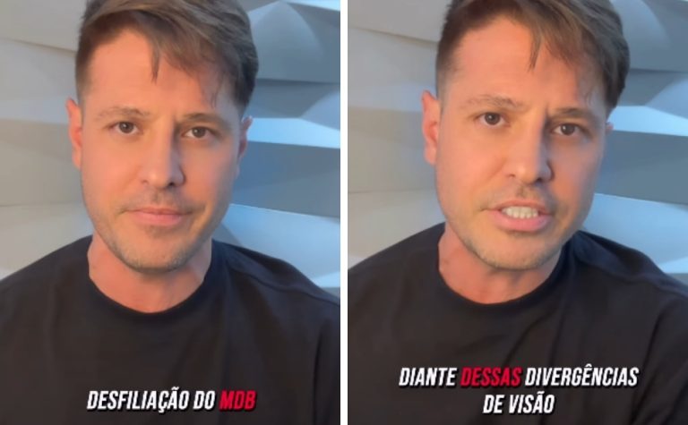 Dado Dolabella deixa MDB cinco dias após anunciar pré-candidatura a deputado