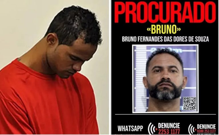 Disque-Denúncia divulga cartaz de ‘procurado’ do goleiro Bruno e pede informações