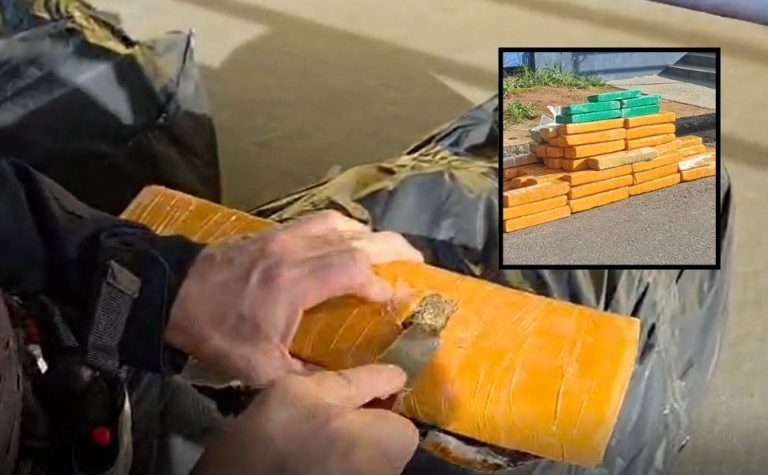 Dupla é flagrada transportando 100 kg de maconha dentro de carro na BR-262 no ES