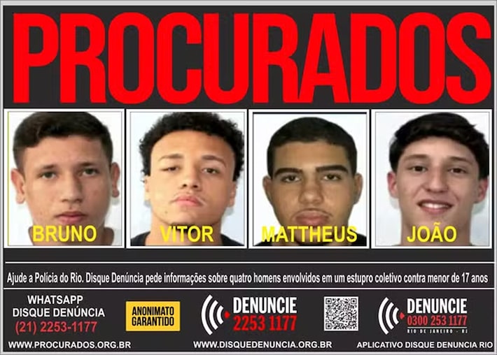 Emboscada: delegado relata ‘modus operandi’ dos suspeitos de estupro coletivo no RJ