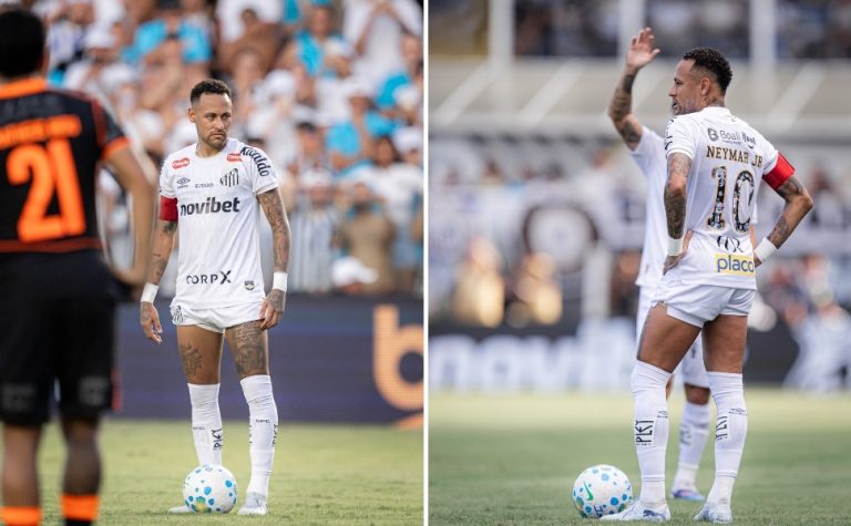 Neymar tem atuação discreta em empate entre Santos e Corinthians