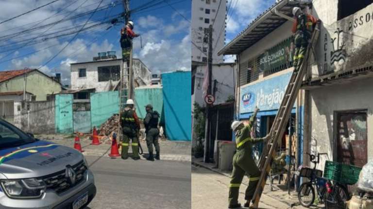 Operação policial retira câmeras de monitoramento clandestinas no Recife