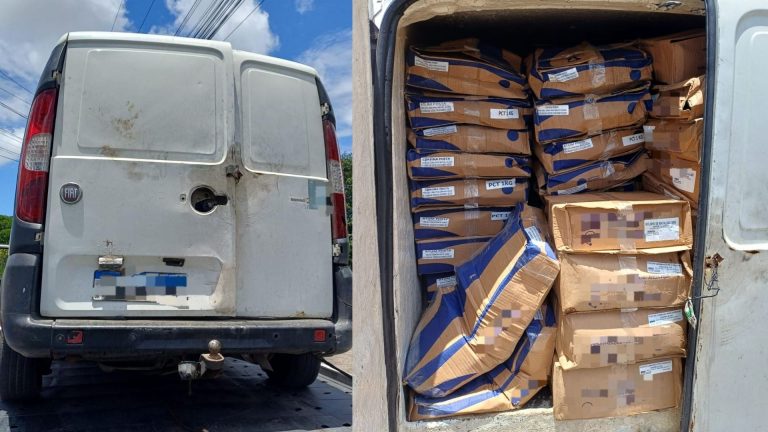 PRF apreende 630 kg de pescado transportado sem refrigeração no Recife