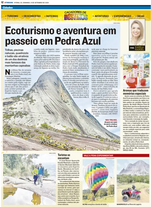 Pedra Azul encanta visitantes com paisagens únicas nas montanhas do Espírito Santo