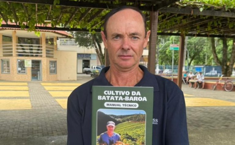 Produtor conta em livro os seus segredos para aumentar a produção de batata-baroa