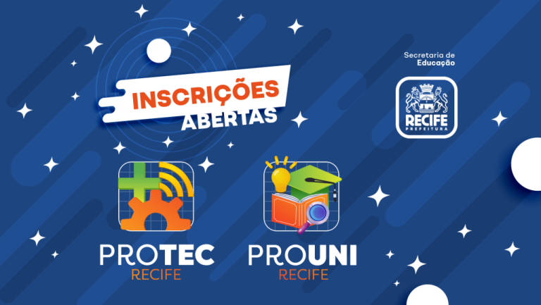 Recife abre inscrições para 260 bolsas integrais no Prouni e Protec