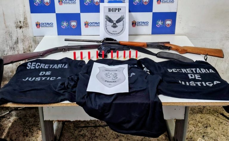 Suspeita de se passar por policial penal é presa com espingardas no Noroeste do ES