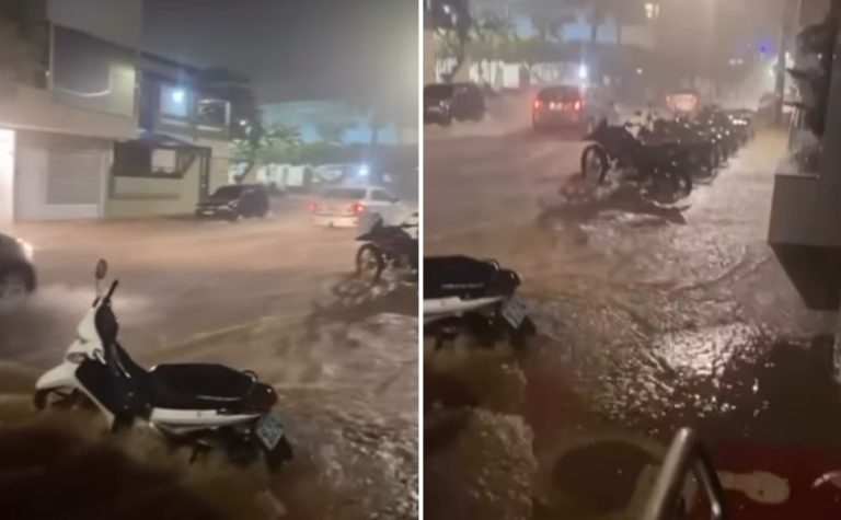 VÍDEO | Temporal causa estragos em cidades do Sul do ES