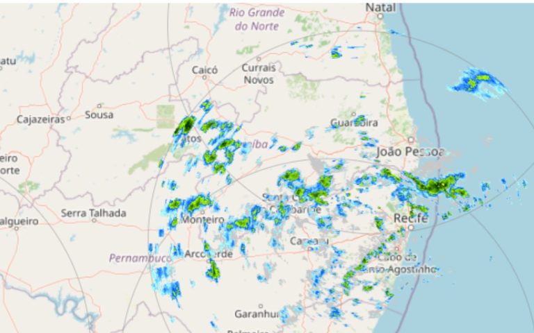 APAC emite alerta de chuvas moderadas a fortes em Fernando de Noronha