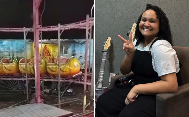 Acidente em brinquedo de parque de diversões em MG deixa 1 morto e 3 feridos