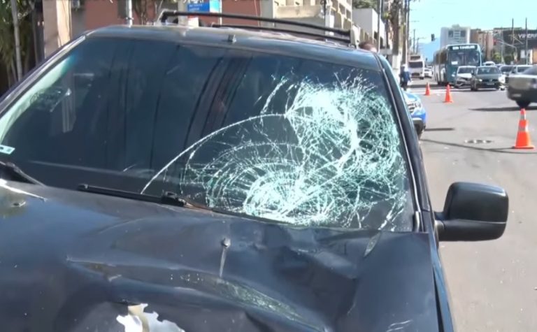 Adolescente de 13 anos é atropelada na Av. Leitão da Silva, em Vitória