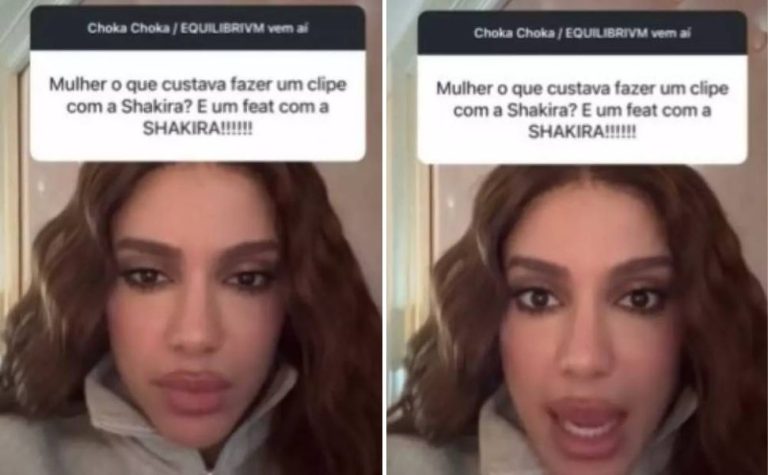 Anitta perde a paciência com seguidor após pergunta sobre clipe com Shakira