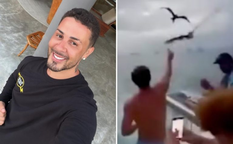 Carlinhos Maia é multado em R$ 1 milhão por filmar amigos alimentando gaivota