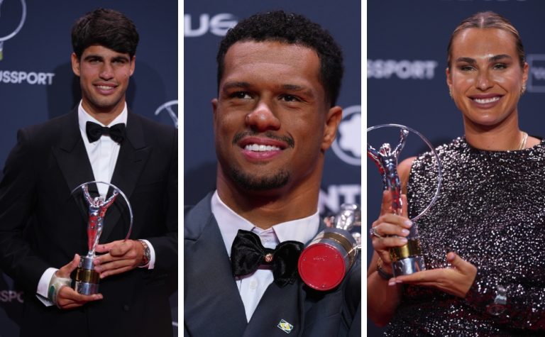 Gabriel Araújo, Alcaraz e Sabalenka são vencedores do Laureus, o Oscar do esporte