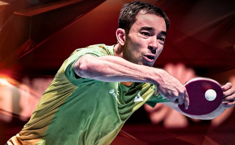 Hugo Calderano fica com bronze na Copa do Mundo de tênis de mesa
