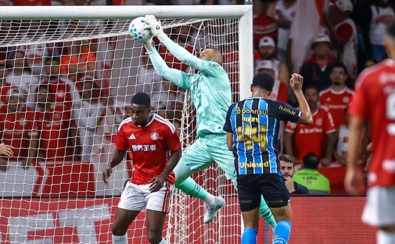 Inter e Grêmio empatam sem gols em duelo com sete amarelos e um vermelho