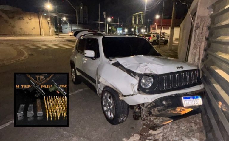Líder de facção é preso após atirar contra policiais na 3ª Ponte e causar acidente