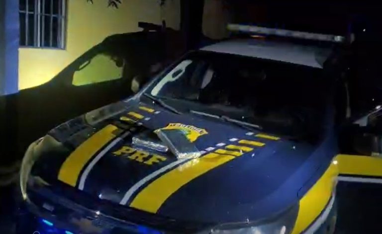 PRF apreende cocaína com passageira grávida em ônibus na BR-116, em Salgueiro