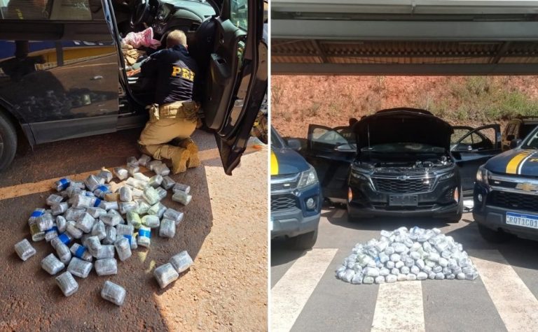 Polícia Rodoviária prende motorista transportando mais de 150kg de haxixe no ES