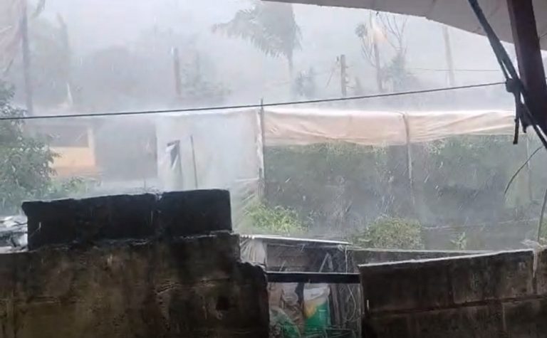 VÍDEO | Chuva de granizo atinge duas cidades do ES