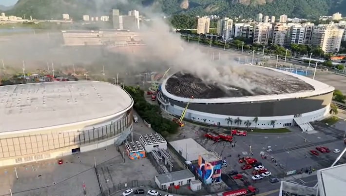 Velódromo que pegou fogo no Rio já foi atingido por vendaval, alagamento e outros 2 incêndios