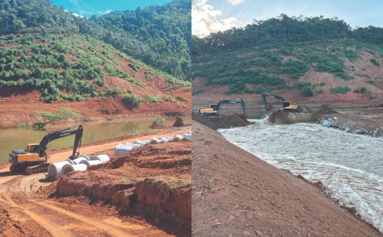 Avançam as obras da nova Barragem dos Imigrantes