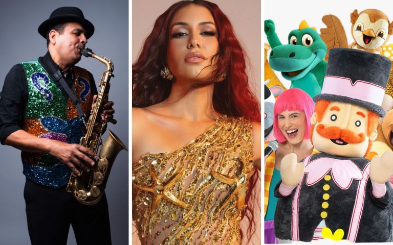 Maestro Spok, Priscila Senna e Mundo Bita fazem shows gratuitos no Recife