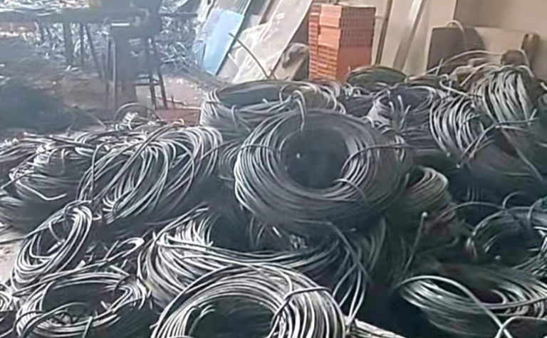 PC recupera 5 toneladas de cabos de cobre furtados de empresa mineira no ES