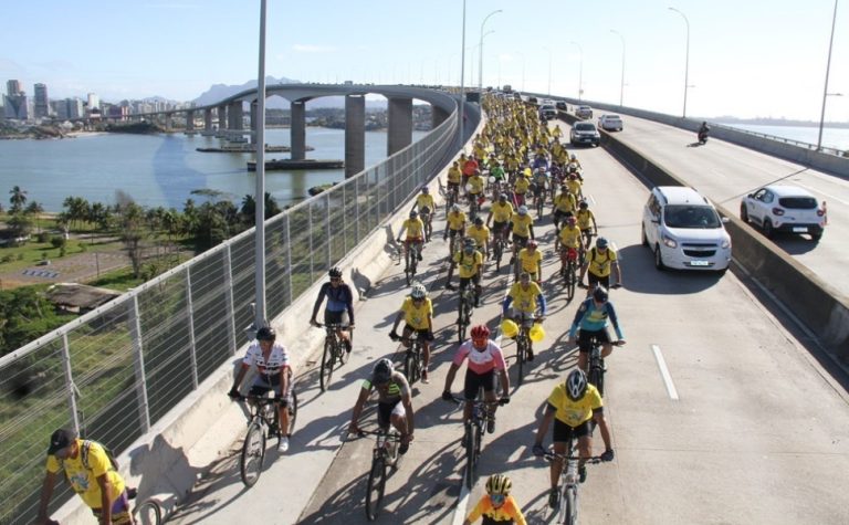 Pedalaço pela Paz provoca mudanças no trânsito da Terceira Ponte neste domingo