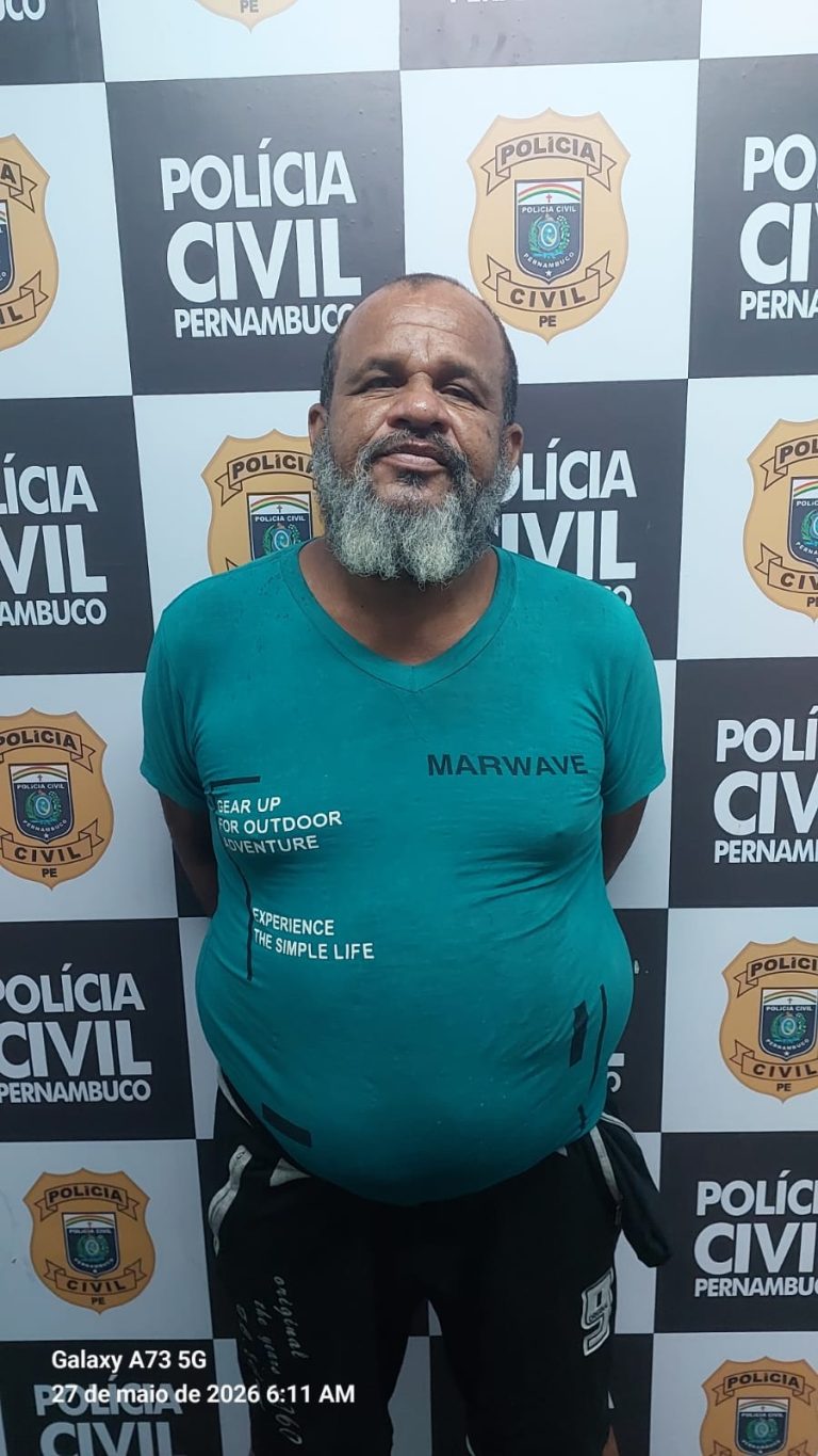 Polícia prende suspeito de assassinar idoso e jogar corpo no Rio Capibaribe