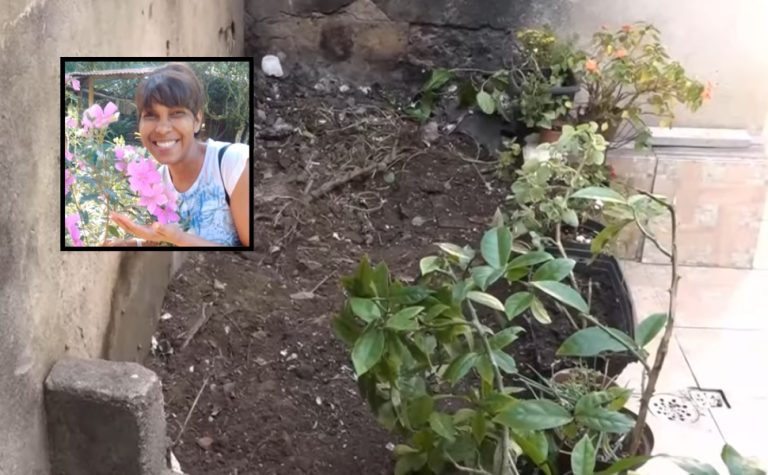 Suspeito de matar e enterrar irmã no quintal já havia ameaçado pai com faca diz PC